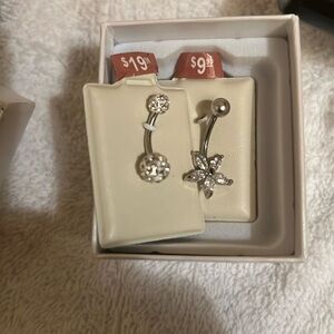 Sterling silver belly ring